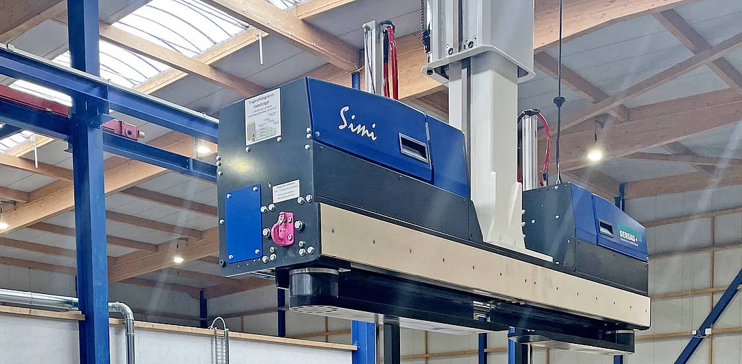 HTA Mittelland : nouveau pont gerbeur Simi HTA Mittelland : nouveau pont gerbeur Simi