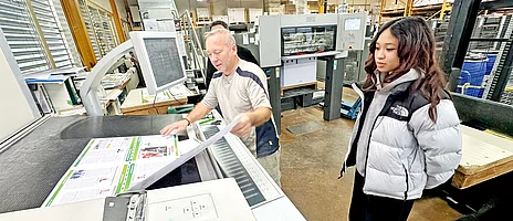 Wer eine Druckerei besucht ... Wer eine Druckerei besucht ...