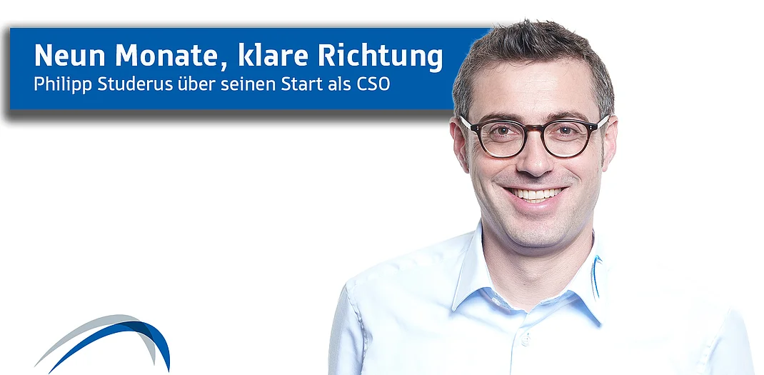 CSO Philipp Studerus blickt auf erste Monate im Amt zurück