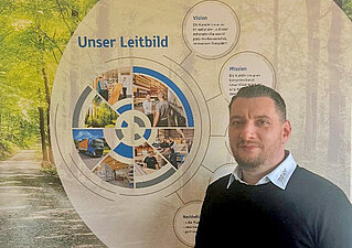 Edmond Kolonja, Berufsbildner Meier Logistik