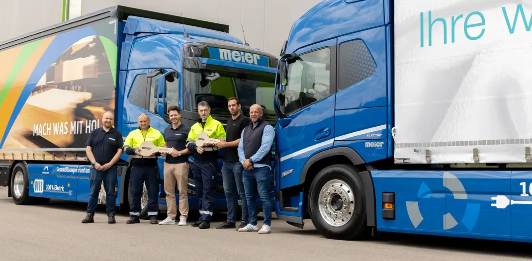 Zwei neue E-LKWs bei unserer Meier Logistik